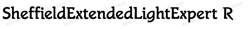 SheffieldExtendedLightExpert Regula字体转换